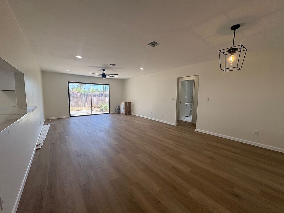 Family Room and Dining Room with Luxury Vinyl Plank