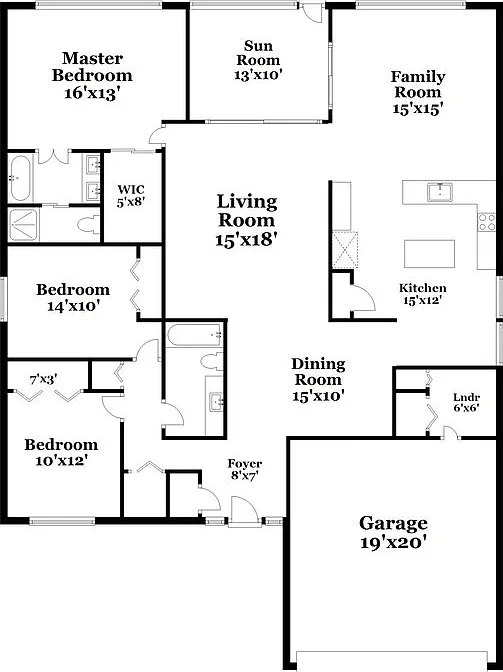 3 bed, 2.0 bath, 1854 sqft, $2,400 — Photo 2