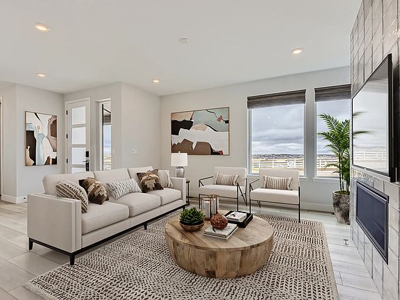 Carly Plan Great Room - Virtually Staged