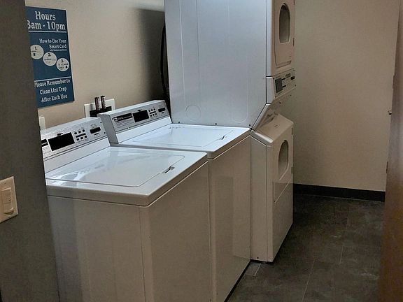 One of the laundry rooms