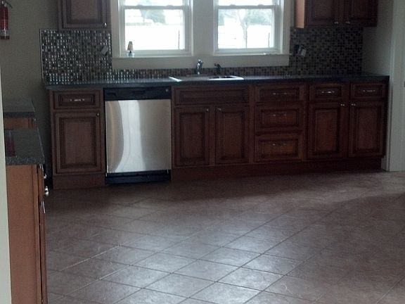 Kitchen view from dining rm