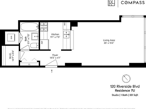 2nd image of 120 Riverside Blvd APT 7U