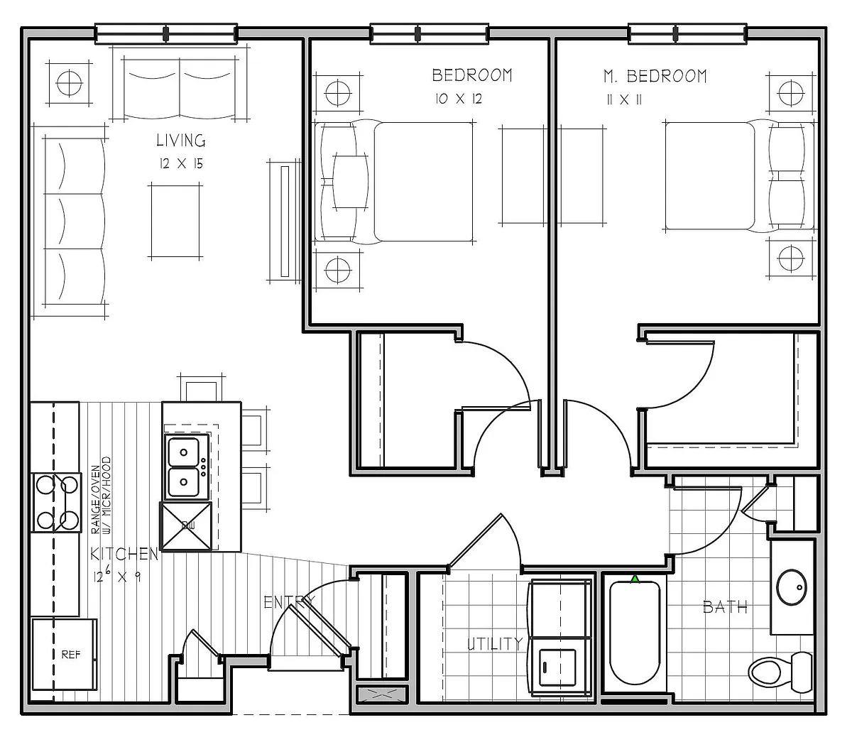 Floor plan 102-C