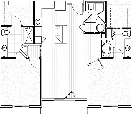 Two-Bedroom Apartment C2 Floor Plan Two-Bedroom Apartment C2 Floor Plan