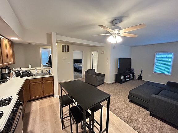Eat in dining area/kitchen. Carpet being replaced to match kitchen.