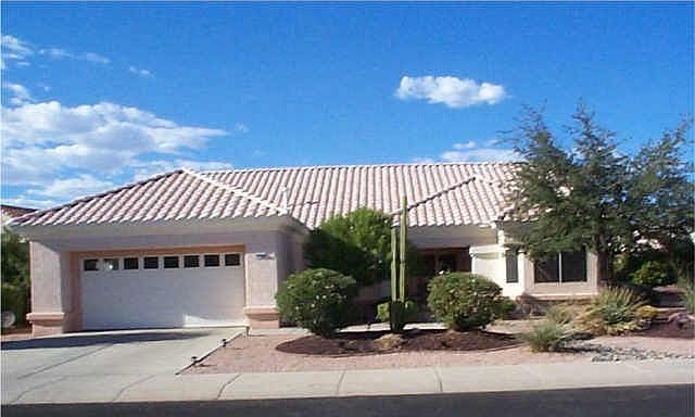Front of House w/Desert Landscape