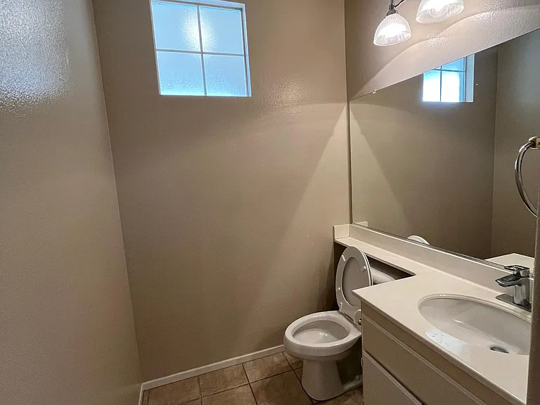Convenient downstairs guest bath