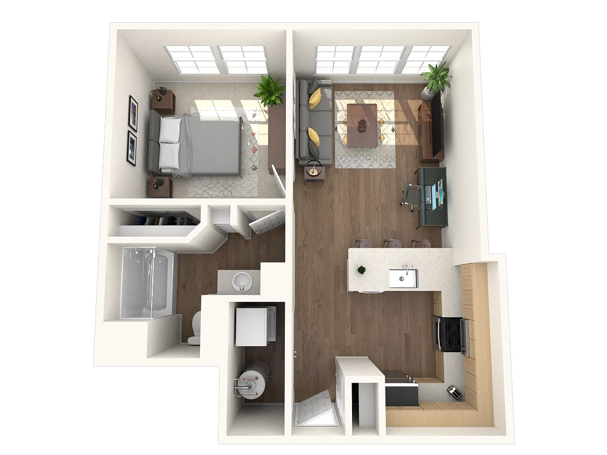 Floor plan A1-W