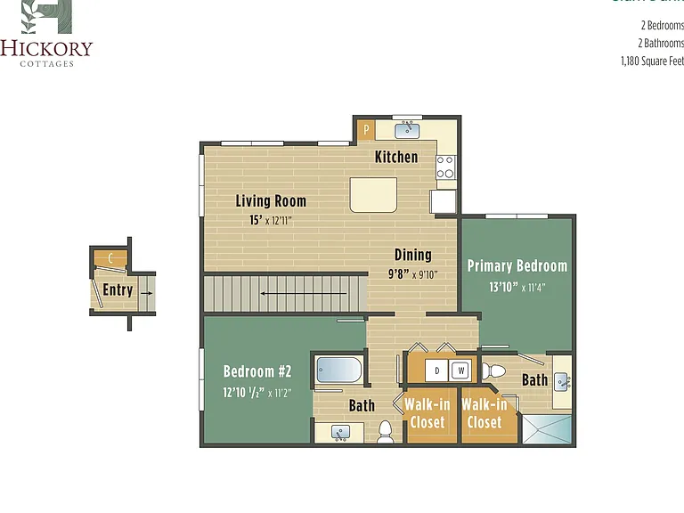 Hickory Cottages Apartment Homes — Photo 65
