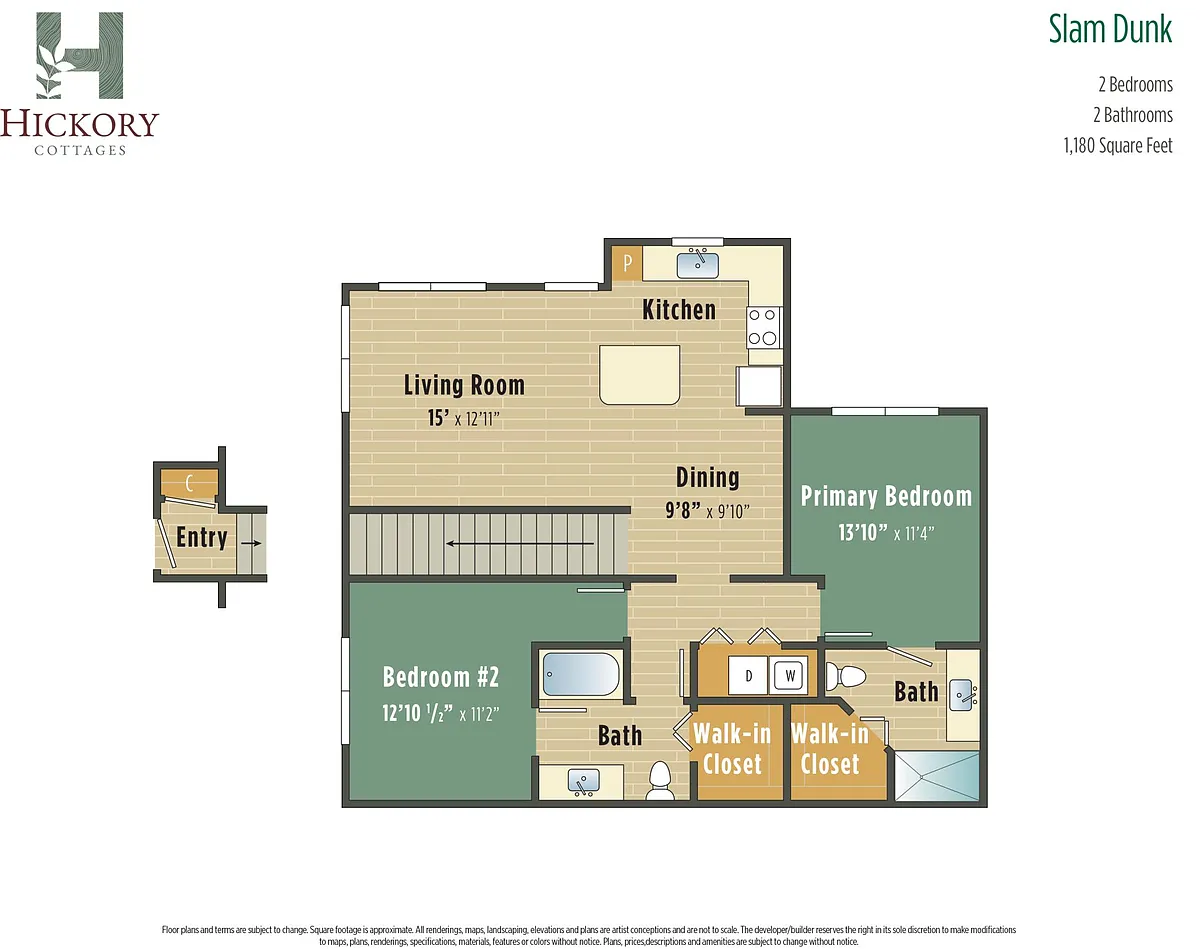 Floor plan Slam Dunk