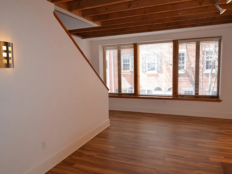 Living room - stairs to bedrooms