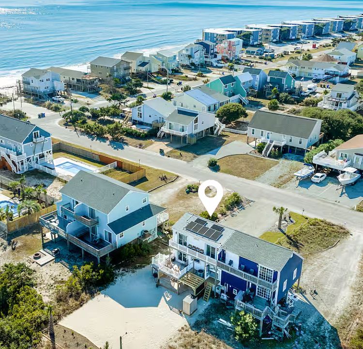 Just steps to the beach with a private beach access