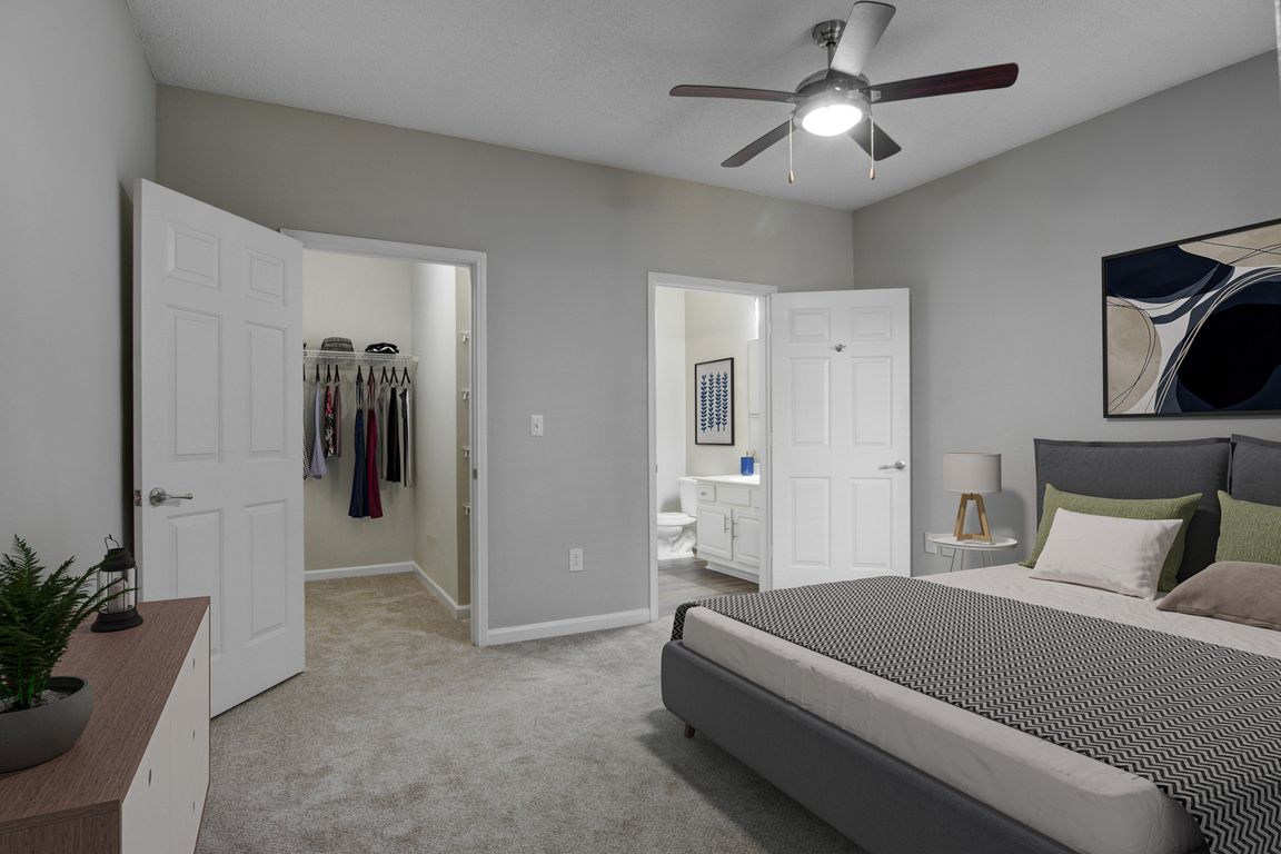 Open Floor Plan Bedroom