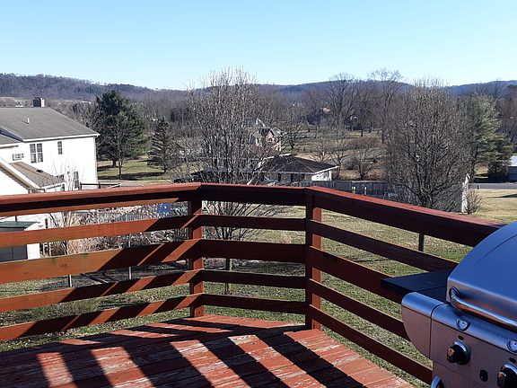 Rear view to the North-East