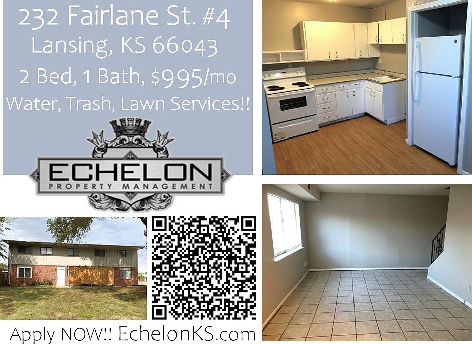 Move-In Ready Townhouse in Lansing, 2 Bed, 1 Bath
