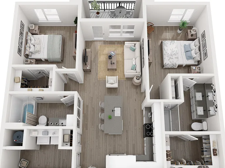 B1 floor plan Reverie Belmont