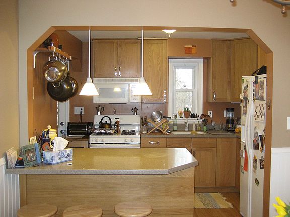 Kitchen, which opens out to deck