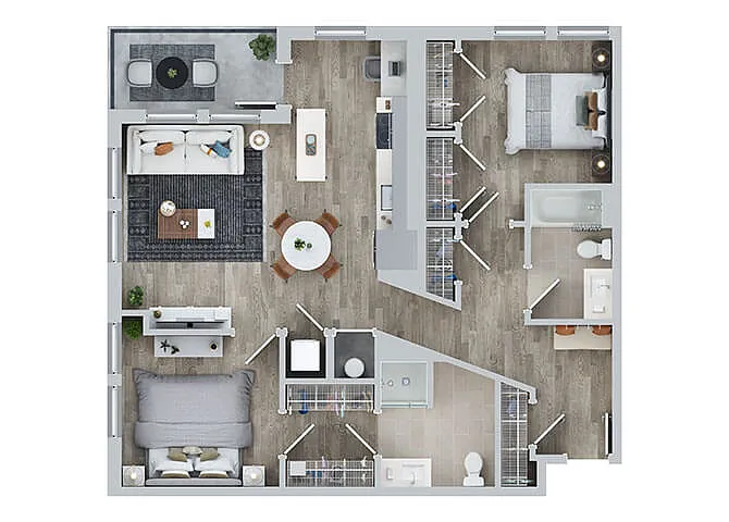 Floor plan B4B - I