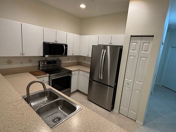 Brand new appliances in kitchen
