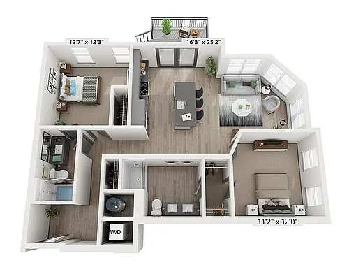 Floor plan The Francis