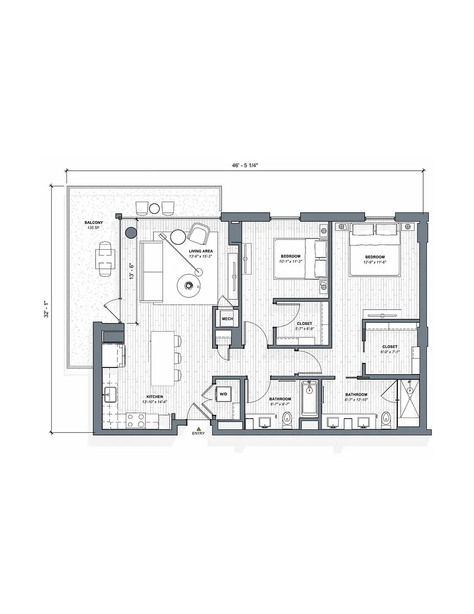 Floor plan B6