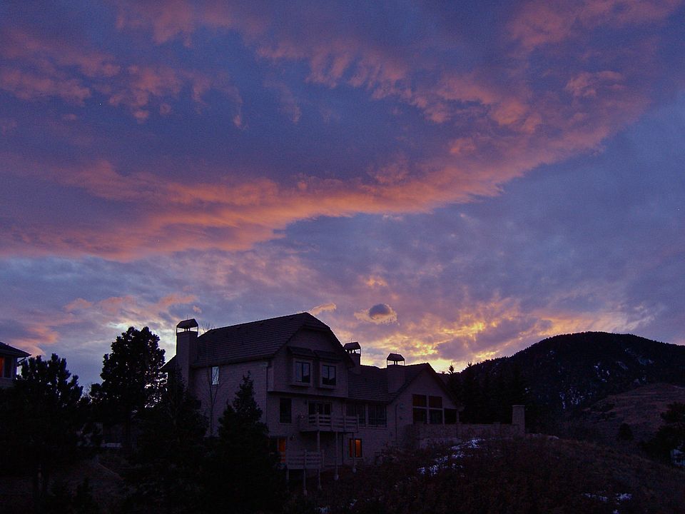 Sunset over exterior