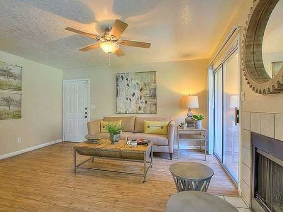 Select homes offer a wood burning fireplace