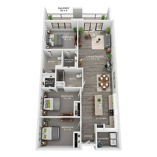 Floor plan D1