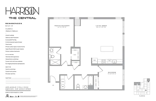 Floor plan A2B7B