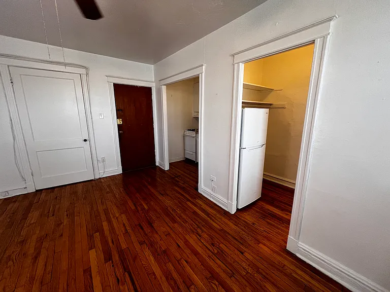 The refrigerator can be kept in the dressing room or walk-in closet closet.
