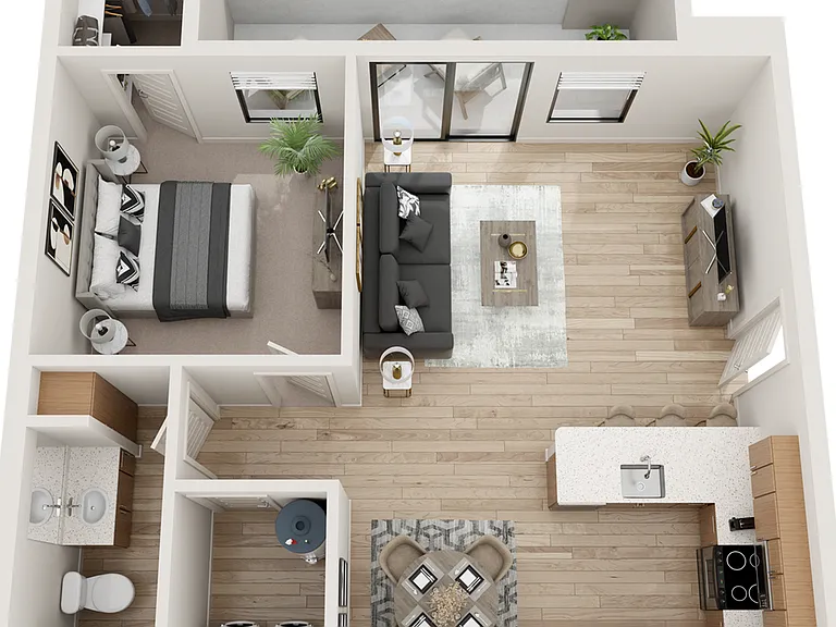 1 Bedroom | 1 Bathroom 1 Bedroom | 1 Bathroom