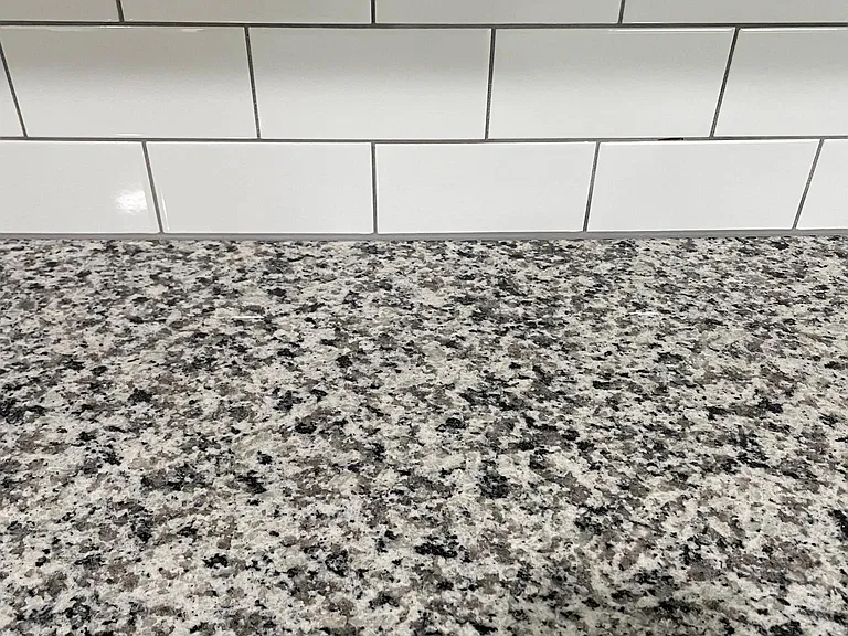 granite and backsplash
