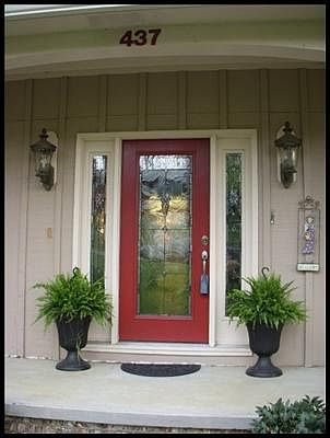 Decorative Glass Door