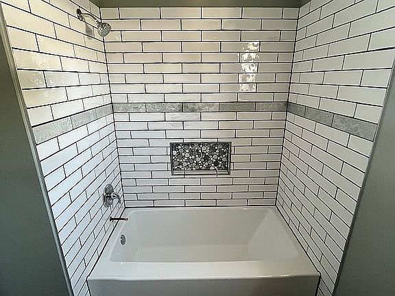 Custom tile shower