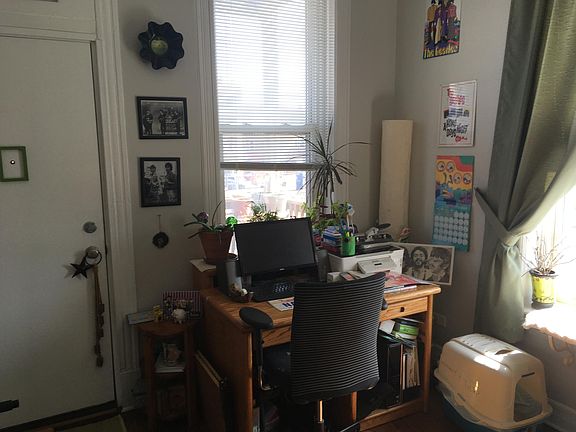 Sunny 2nd bedroom or office with good closet space 10' X 12'