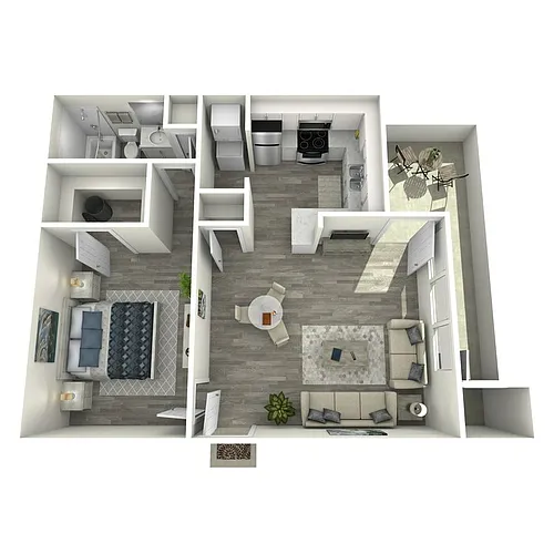 Floor plan 1X1