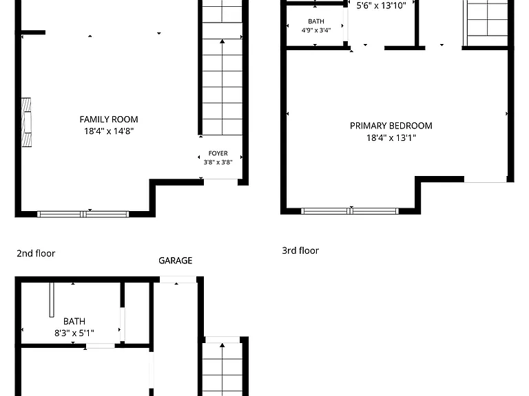 Floor Plan with Estimated Size