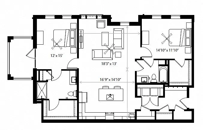 Floor plan Rainier