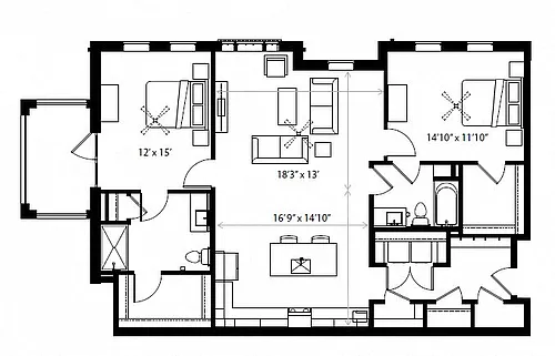 Floor plan Rainier
