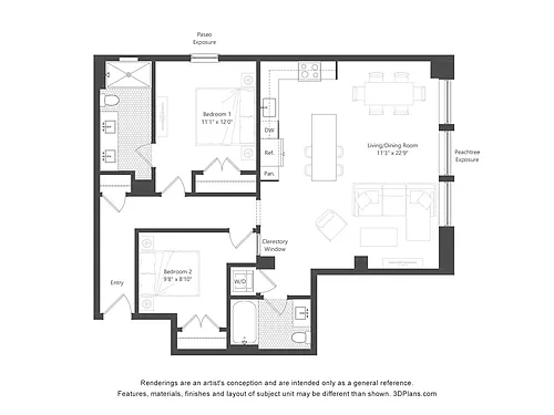 Floor plan 2B