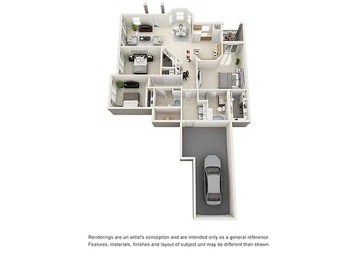 Floor plan C2 Garage- Lower