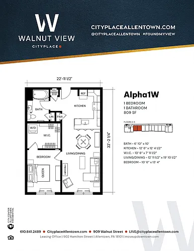 Floor plan Alpha1W