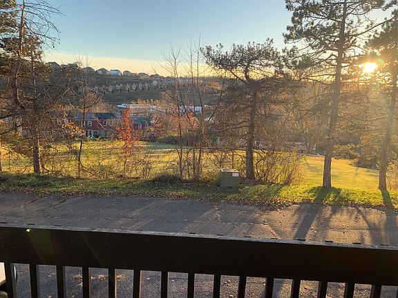 Sunset view from balcony.