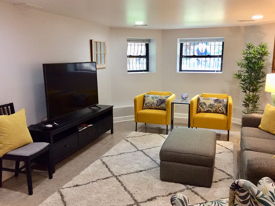 Living room with tv