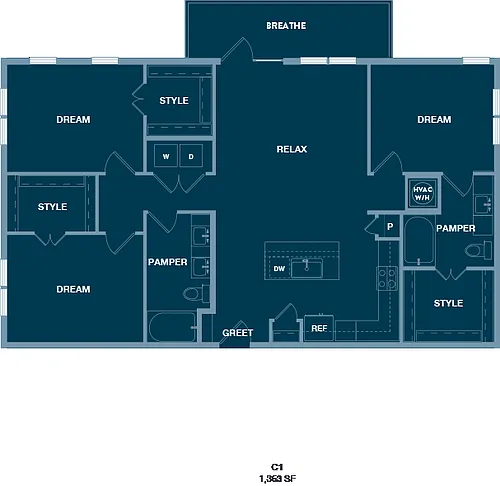 Floor plan C1