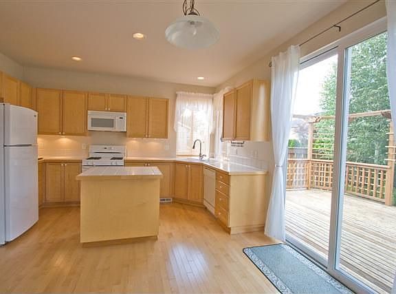 Kitchen and deck
