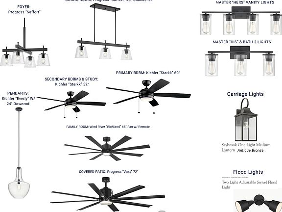 Lighting Selections