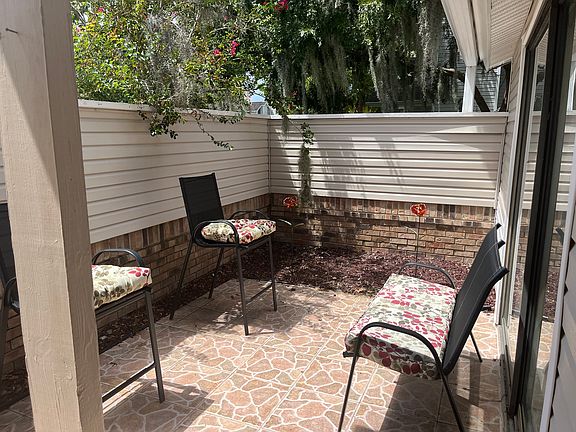 Private patio