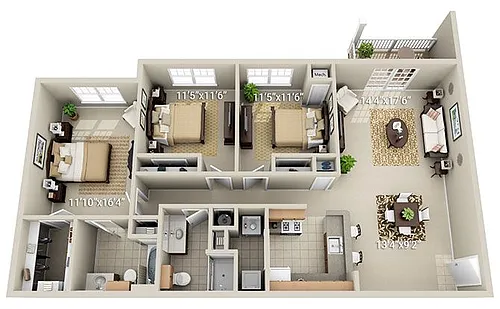 Floor plan C1G