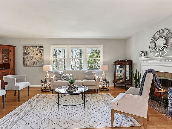 Living room front windows
